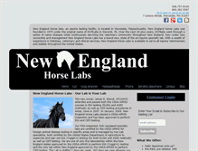 Tablet Screenshot of nehorselabs.com